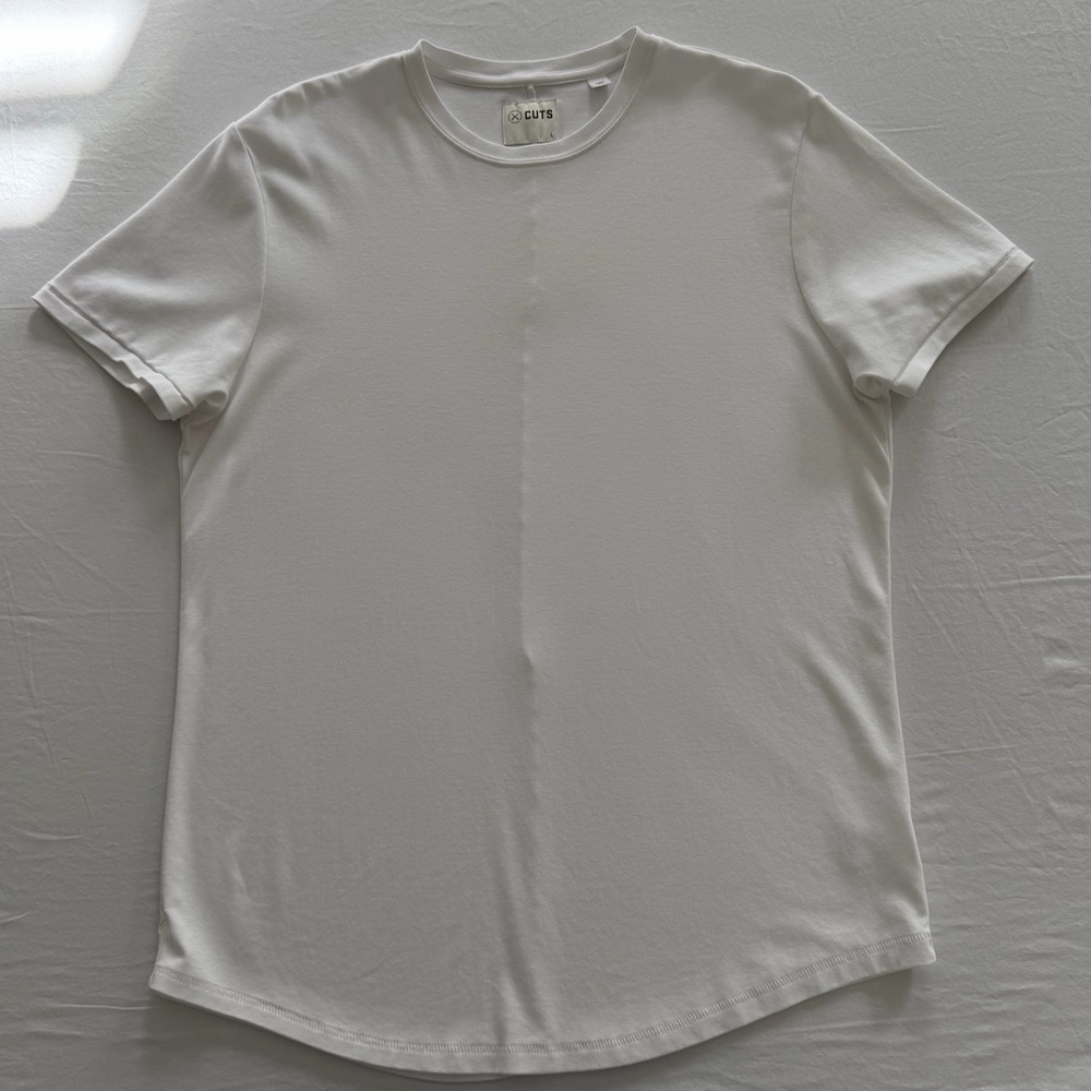 Cut Clothing Men's L Crew Neck T-Shirt — White